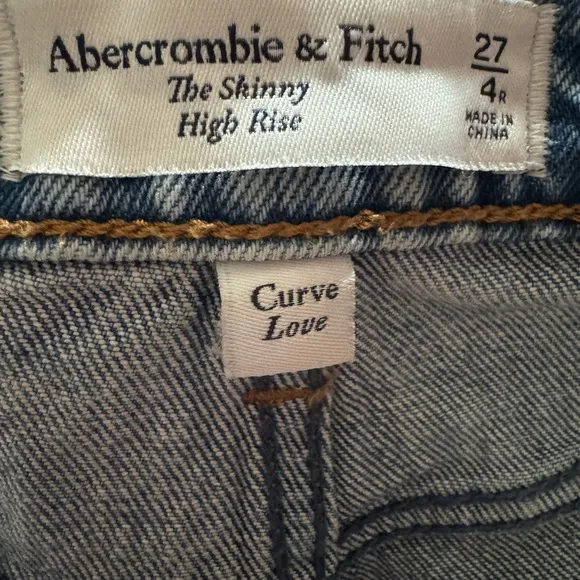 Abercrombie Curve Love The Skinny High Rise Jeans