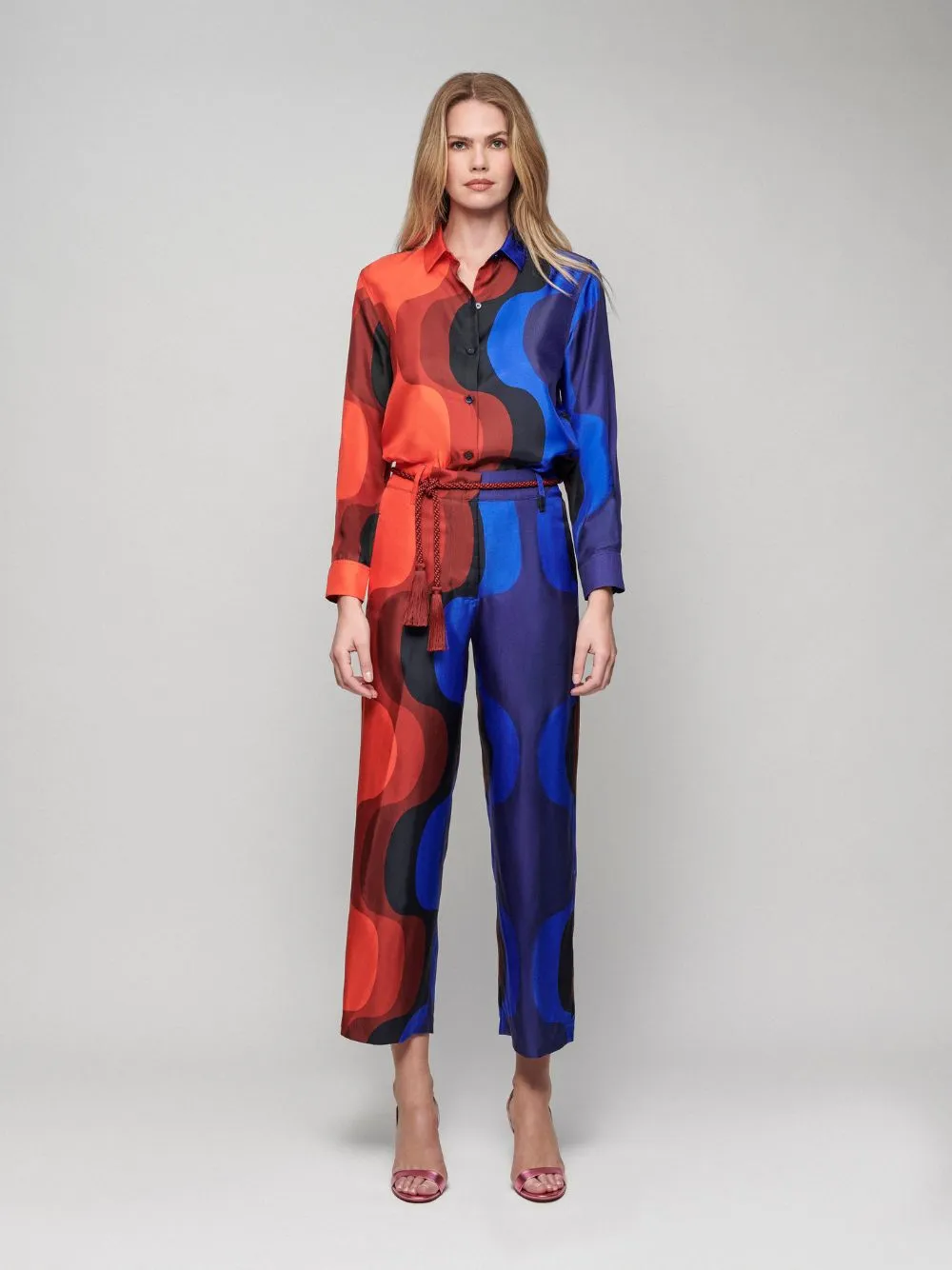 Ametista Printed Silk Shirt