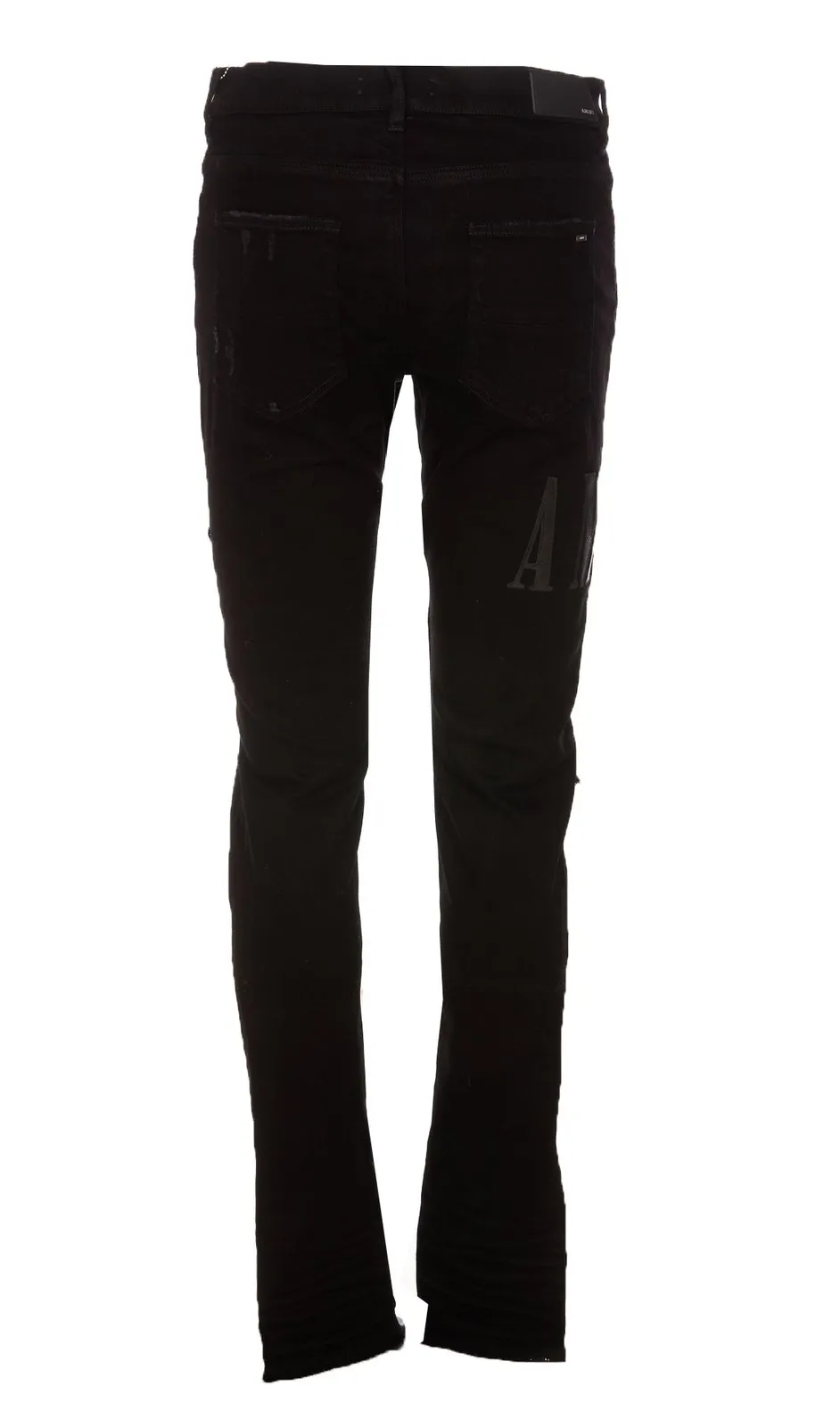 Amiri Amiri Mid-Rise Distressed Skinny Jeans