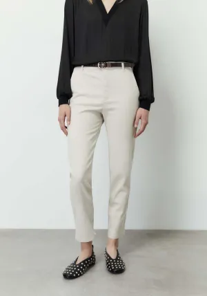 Belted chino trousers - Grey