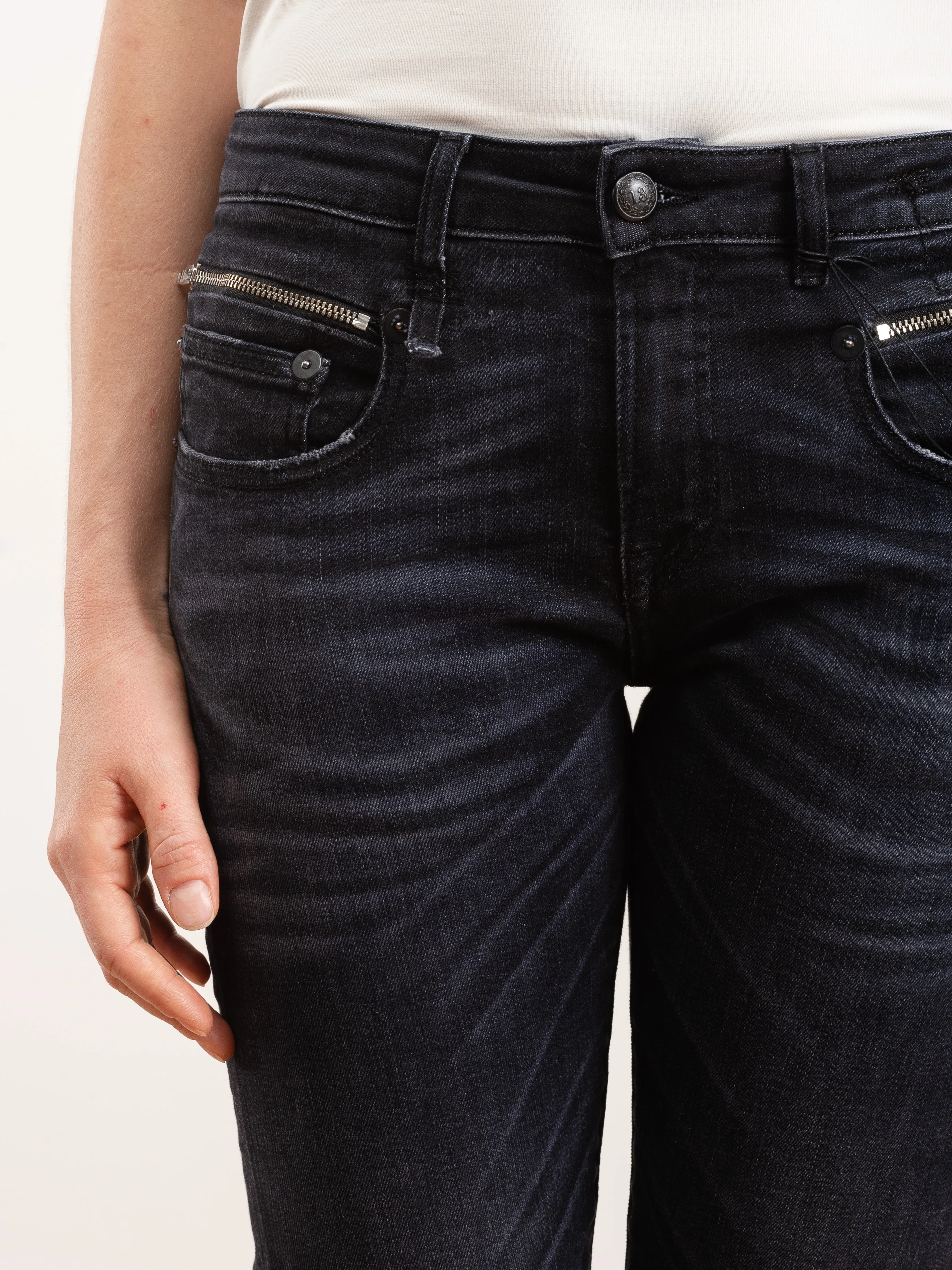 biker boy jean - stardust black