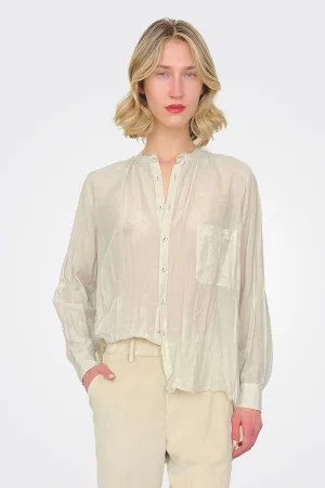 Cotton Silk Blouse - Ivory