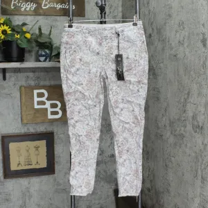 DG2 by Diane Gilman Womens Reversible Twill Pull-On Skinny Jean Gray Multi PM