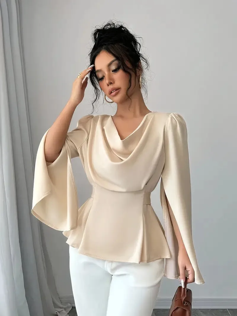 Diana - Elegant Top with Bell Sleeves for Women