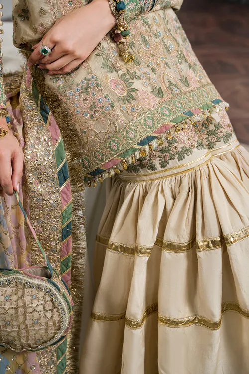 Embroidered Gharara Kameez Dupatta Pakistani Party Wear