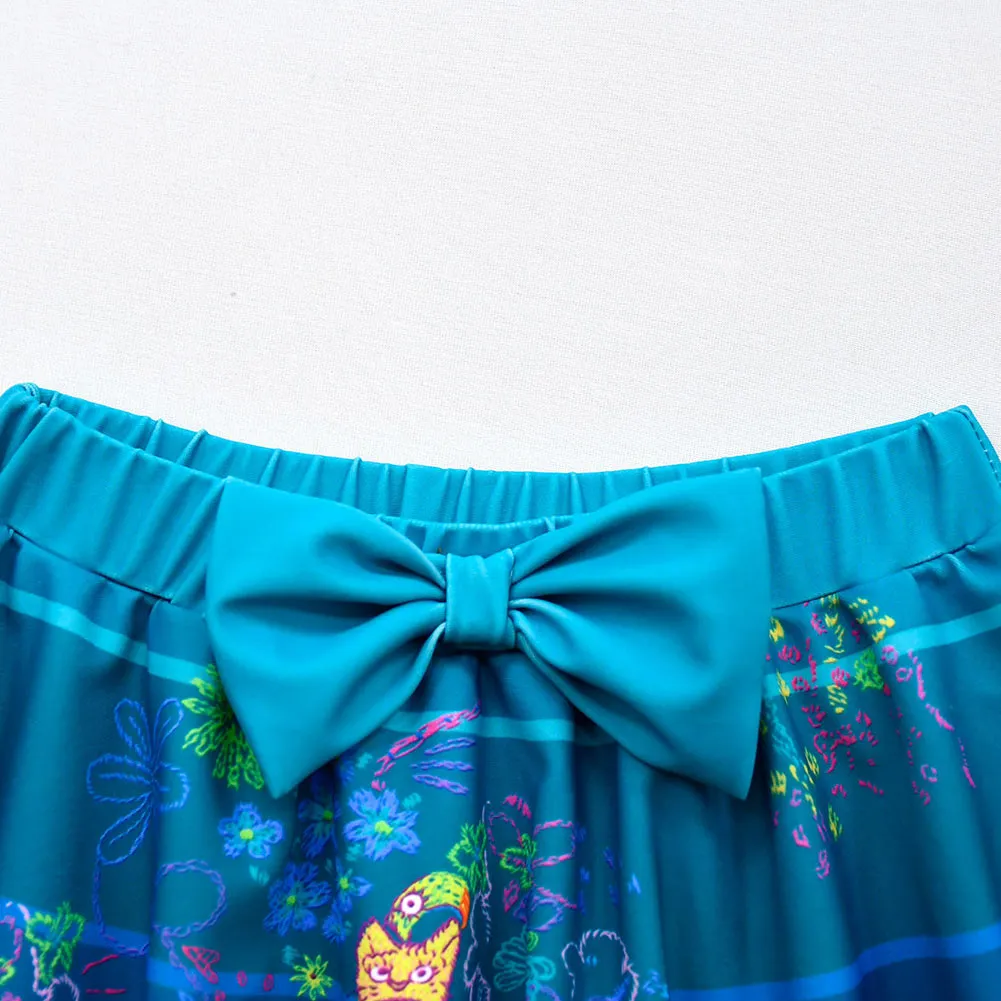 Encanto Isabela Cosplay Costume Kids Children Swimwear  Dress Outfits Halloween Carnival Suit