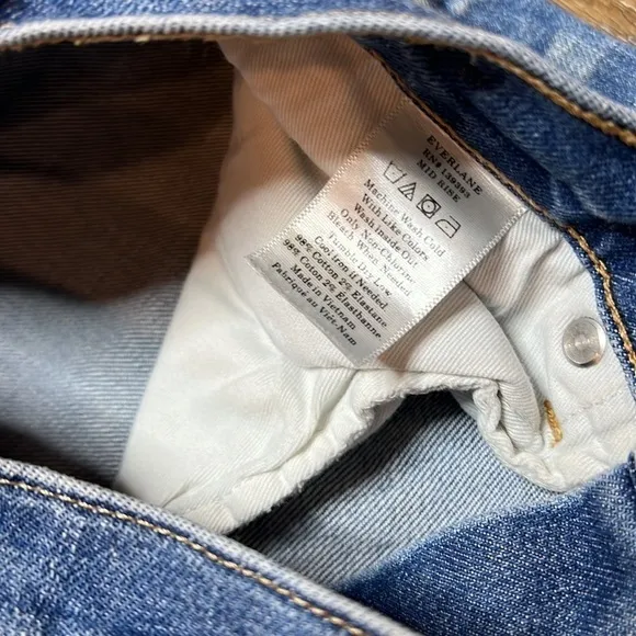 Everlane Mid Rise Skinny Jeans Size 26