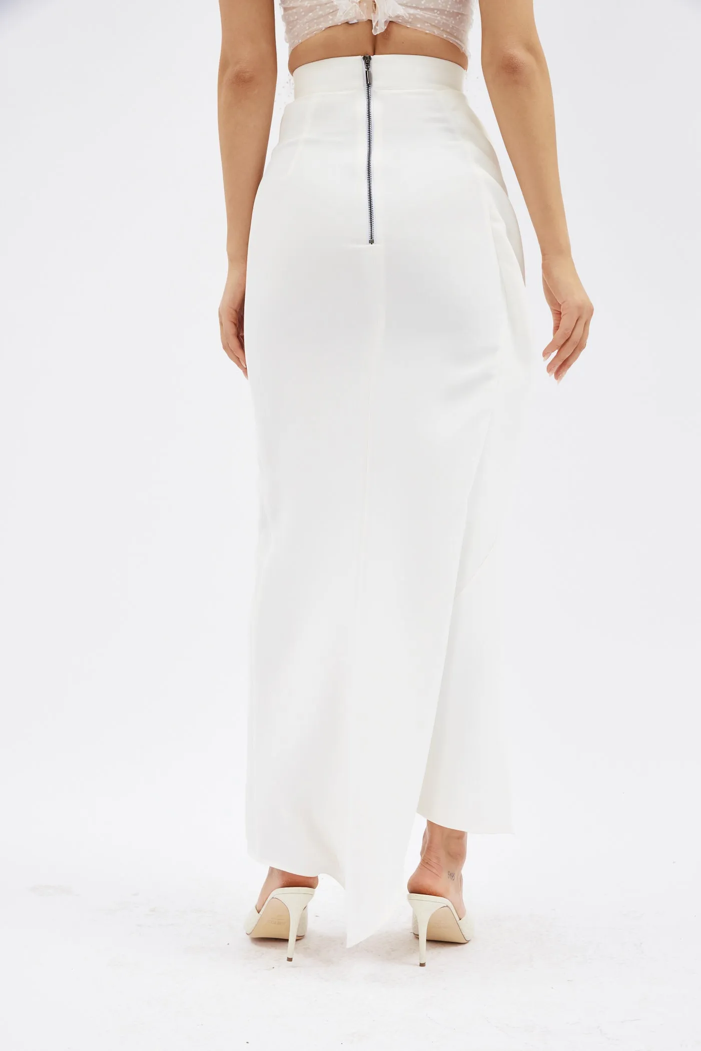 Filmic White Skirt