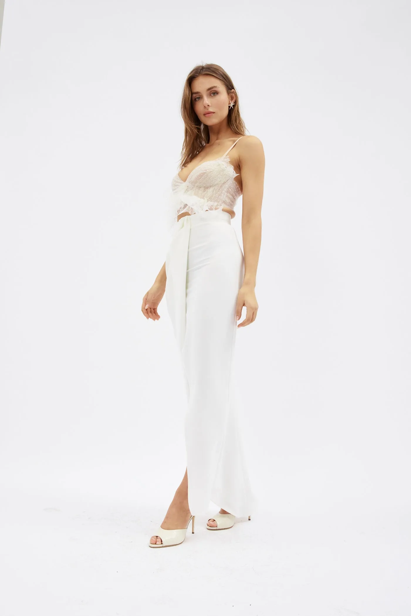Filmic White Skirt