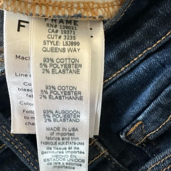 Frame Denim Le Skinny de Jeanne Skinny Jeans Size 26