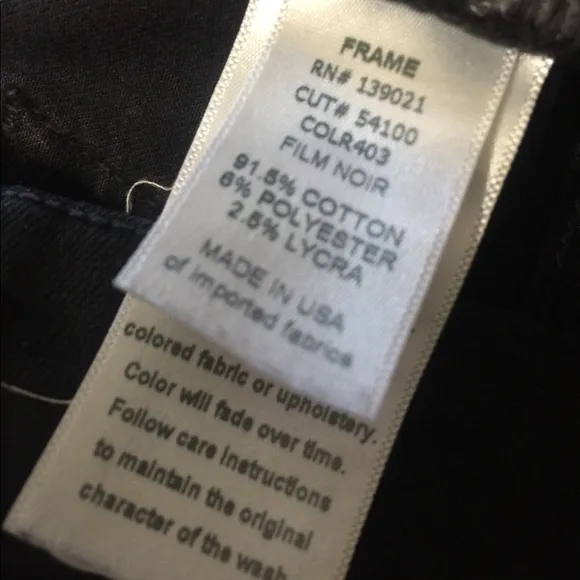 Frame destructive jeans