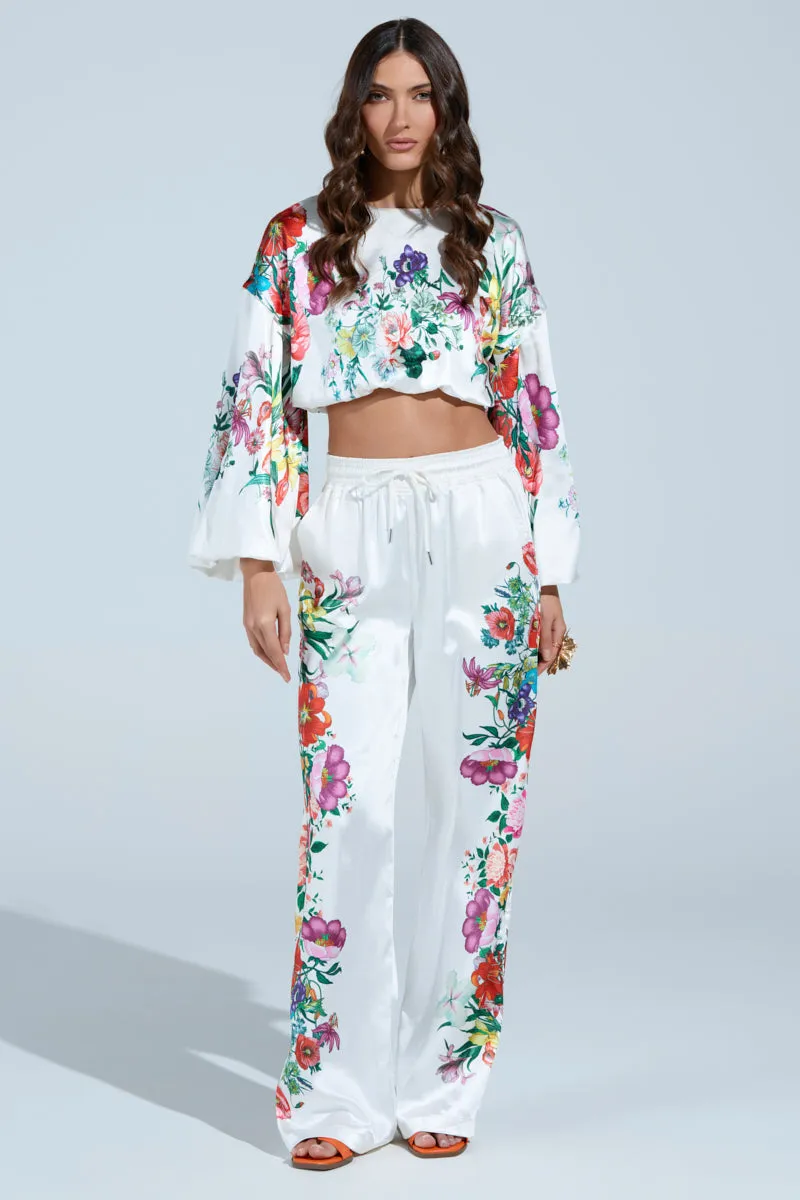 FULL BLOOM ZIP OFF SLEEVES BLOUSE