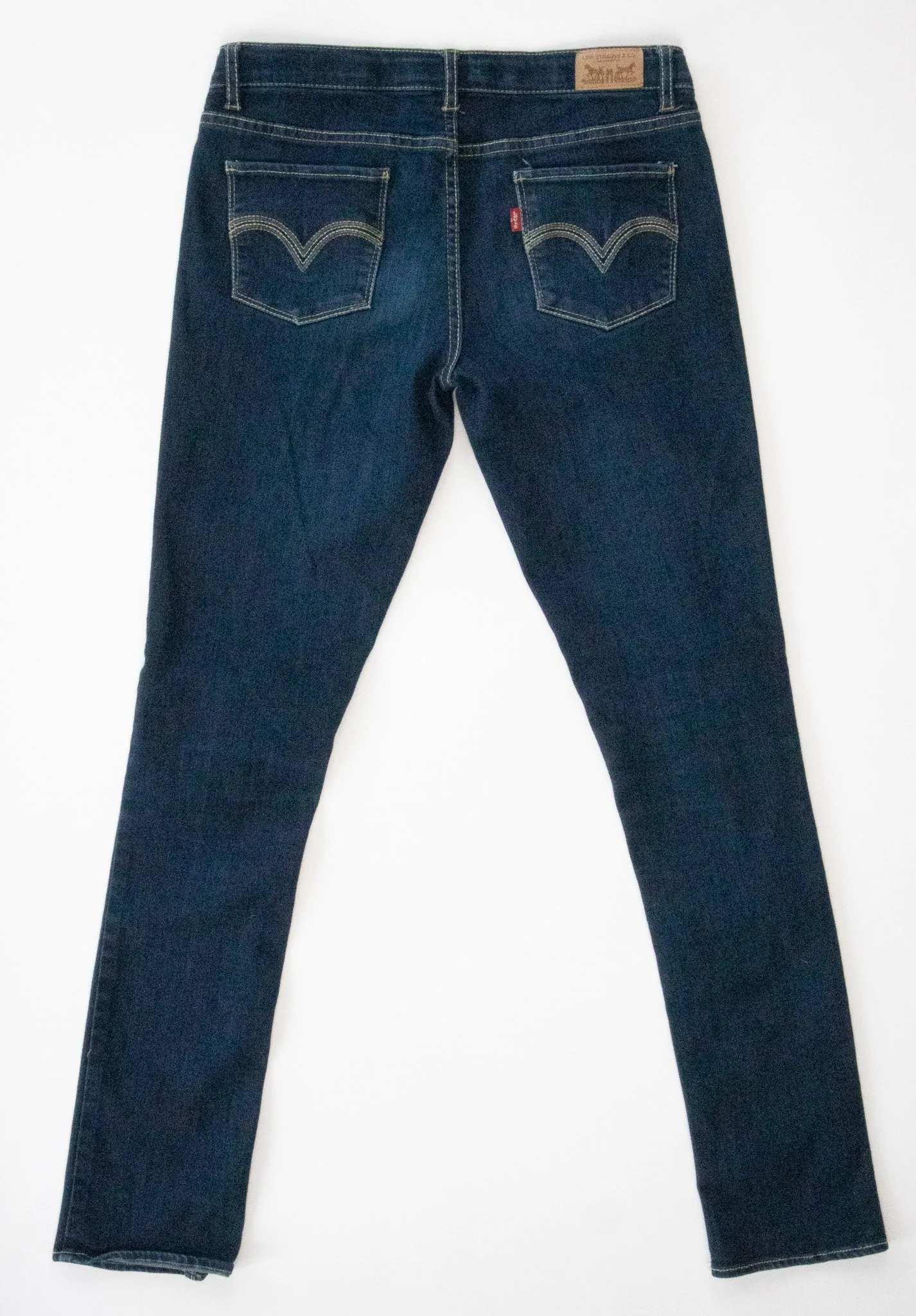 GIRL SIZE 16 YEARS - LEVI'S, Low-Rise Skinny Jeans, Dark Wash EUC B55
