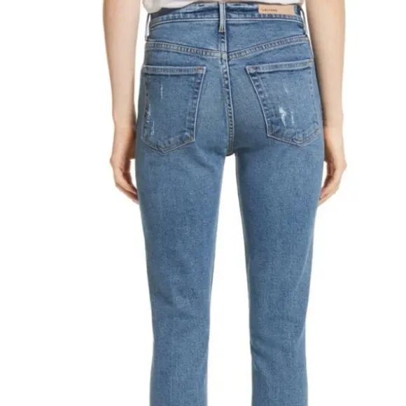 GRLFRND - KAROLINA SIX PENCE skinny high rise jeans