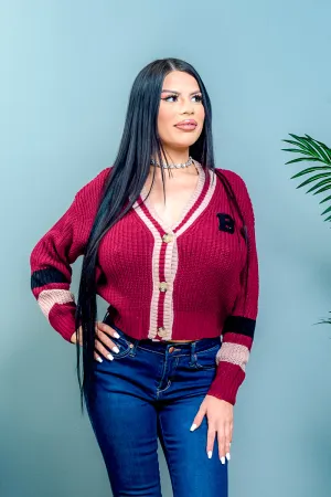 Guinda Queen B cardigan