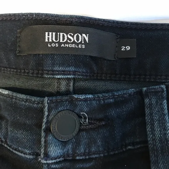 Hudson Barbara Super Skinny High Rise Dark Wash Jeans Women’s size 29 8 medium