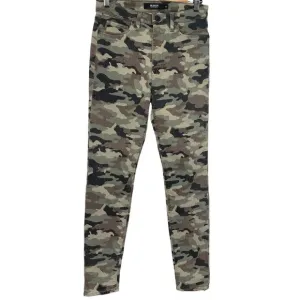 Hudson Women's Jeans Barbara High Rise Super Skinny Ankle Worn Camo Size 27