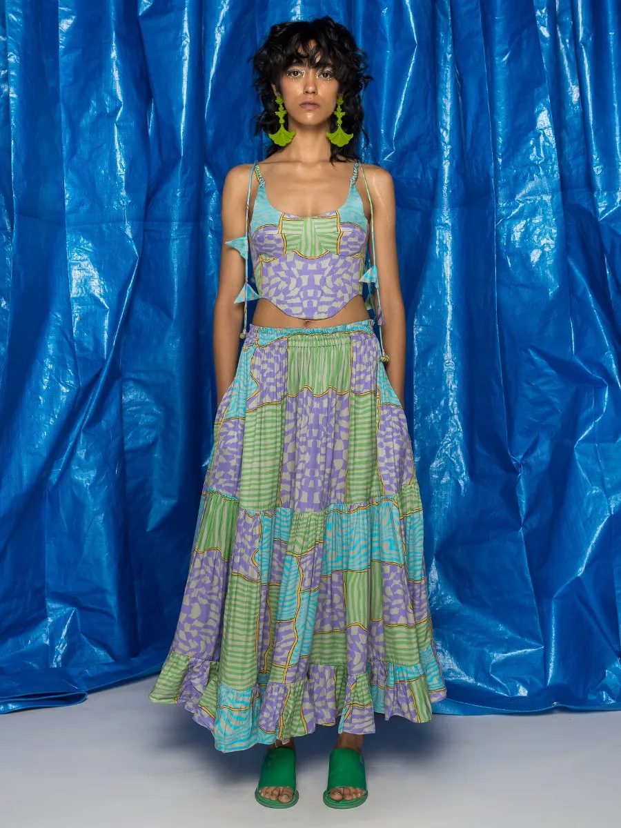 Ilaake Flared Skirt