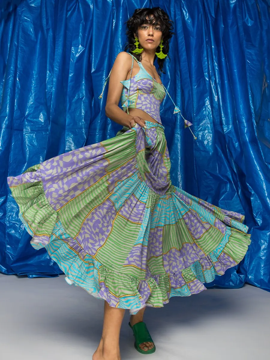 Ilaake Flared Skirt