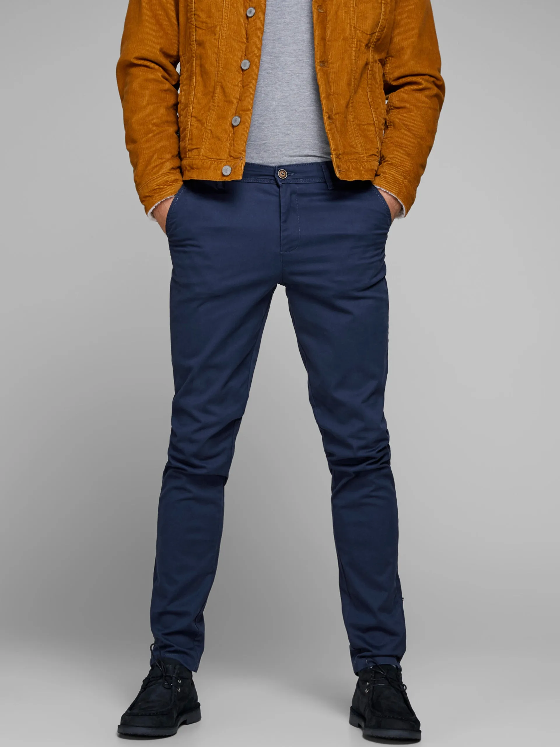 Jack Jones Marco Bowie Slim Fit Chino Navy Blue