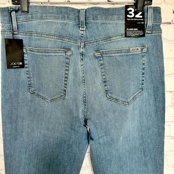 JOE'S Flawless Brenda High Rise Skinny Ankle Blue Jeans--32