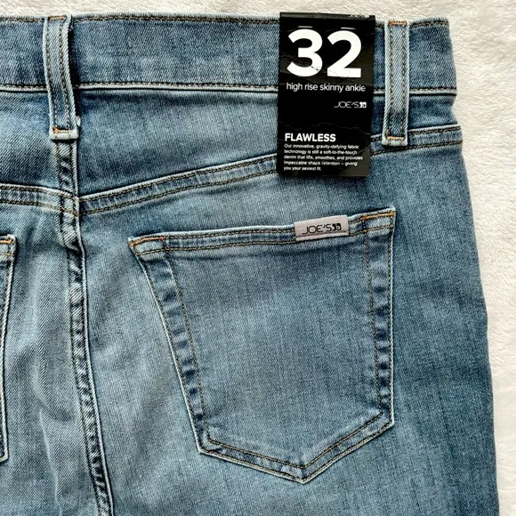 JOE'S Flawless Brenda High Rise Skinny Ankle Blue Jeans--32