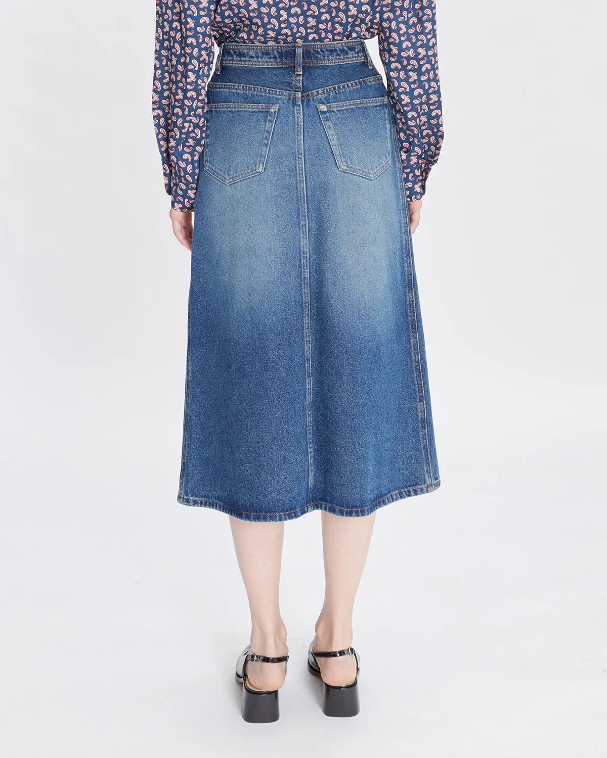 Jupe Georgia Washed Indigo