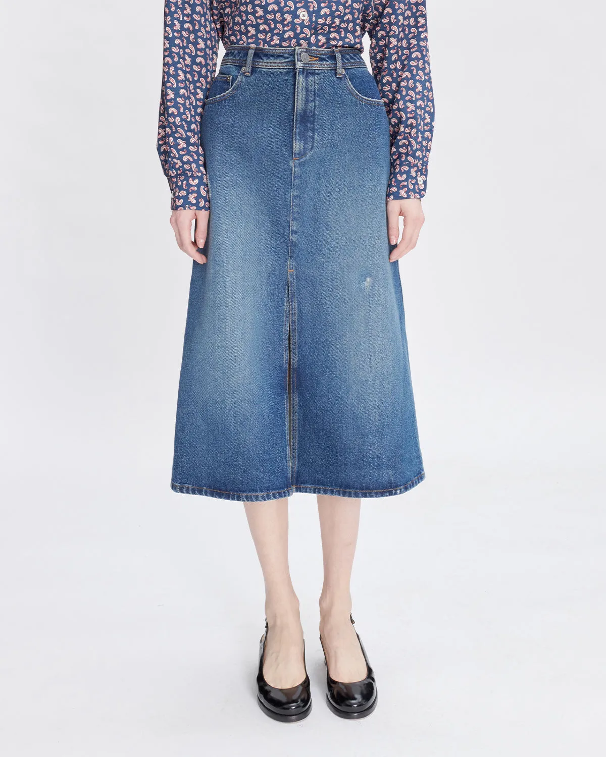 Jupe Georgia Washed Indigo