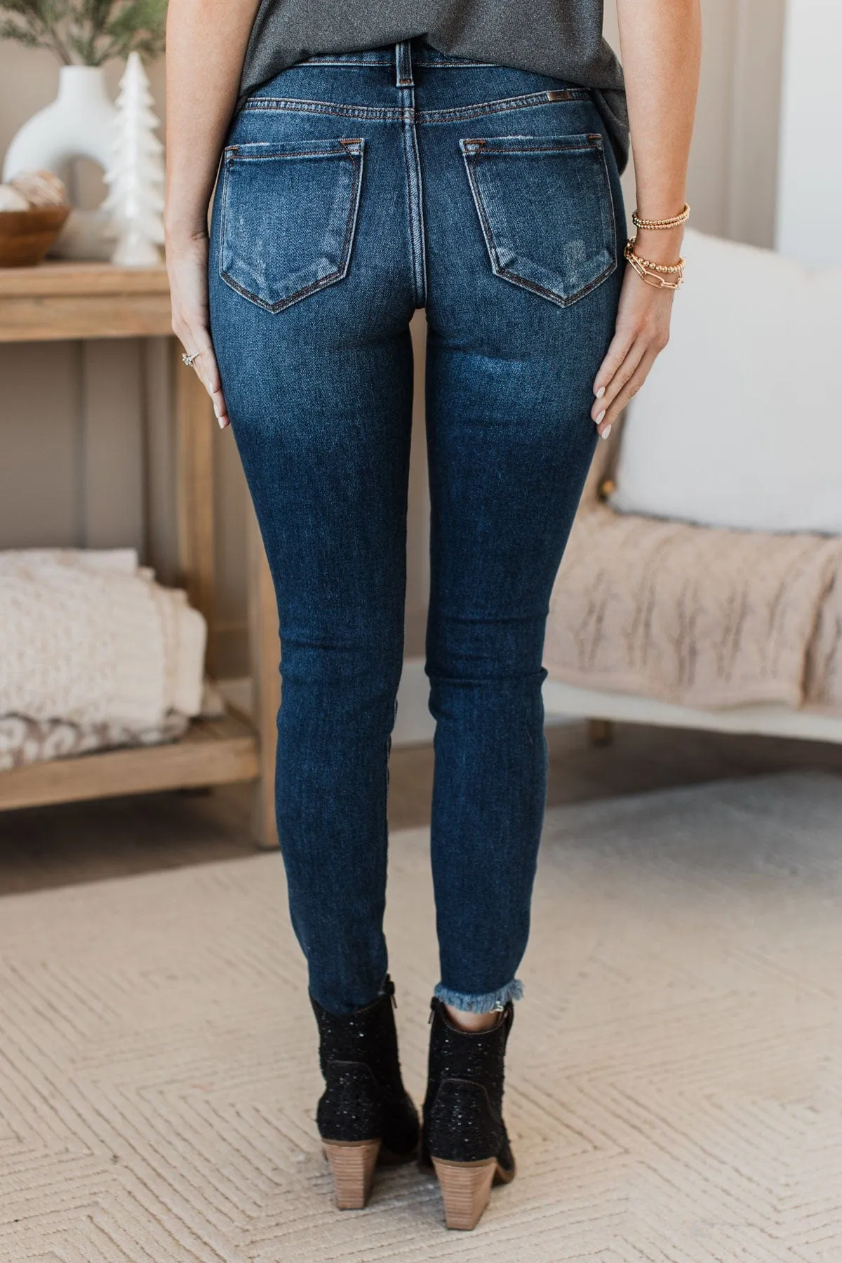 KanCan Ankle Skinny Jean- Trina Wash