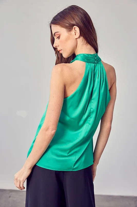 Louisiana Saturday Night Satin Top