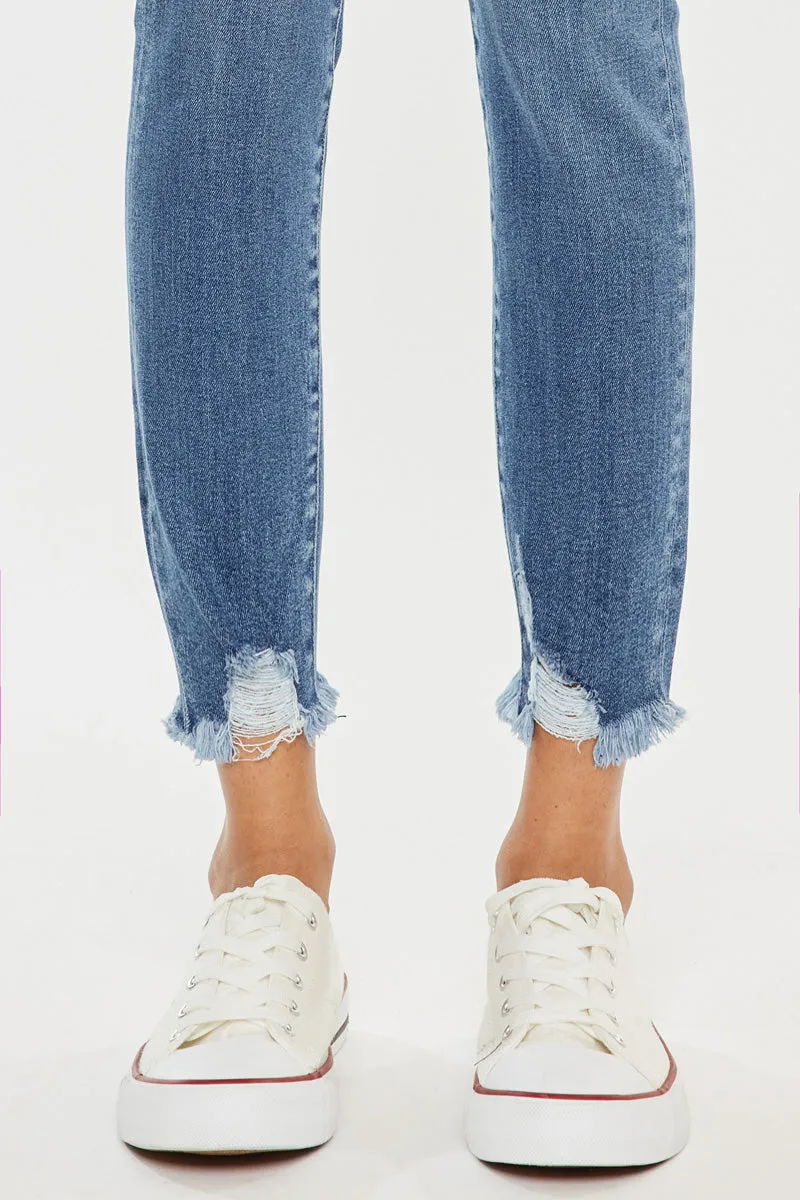 Lucia High Rise Ankle Skinny Jeans