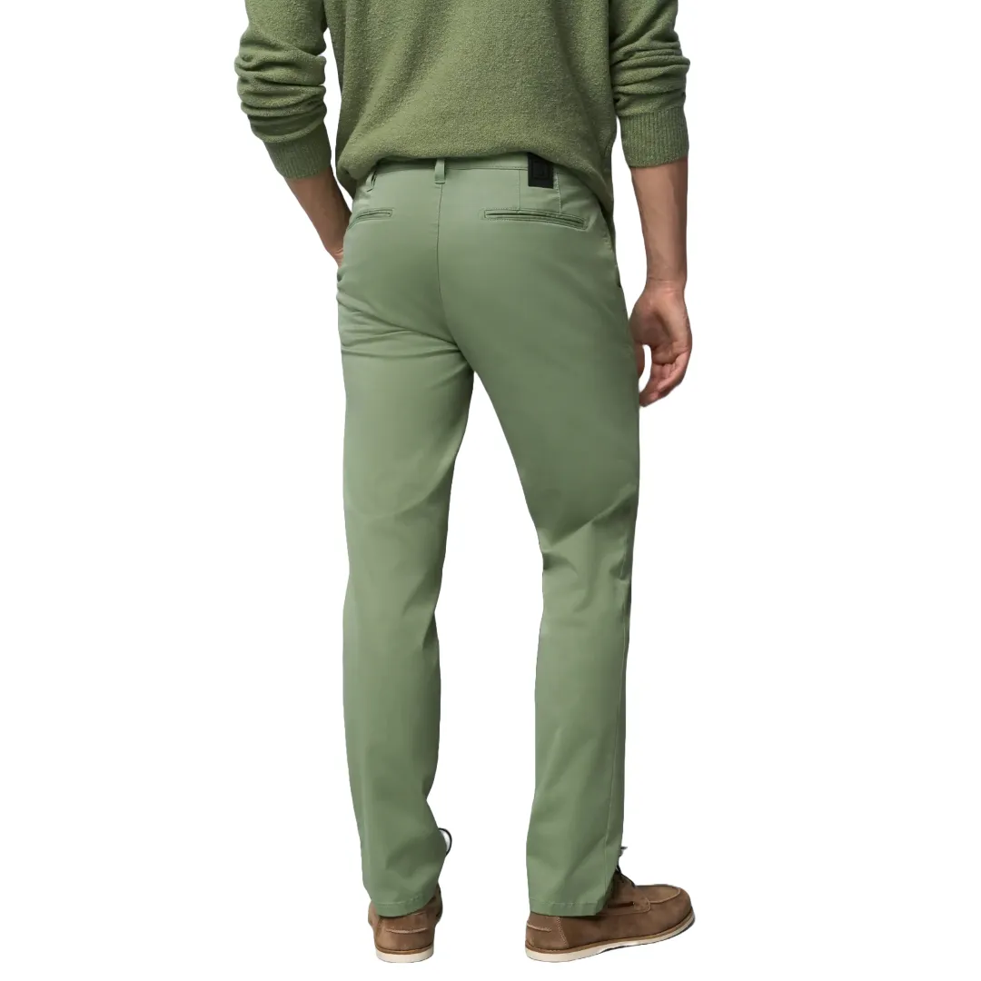 M5 by Meyer Slim Fit Stretch Chinos - Light Green