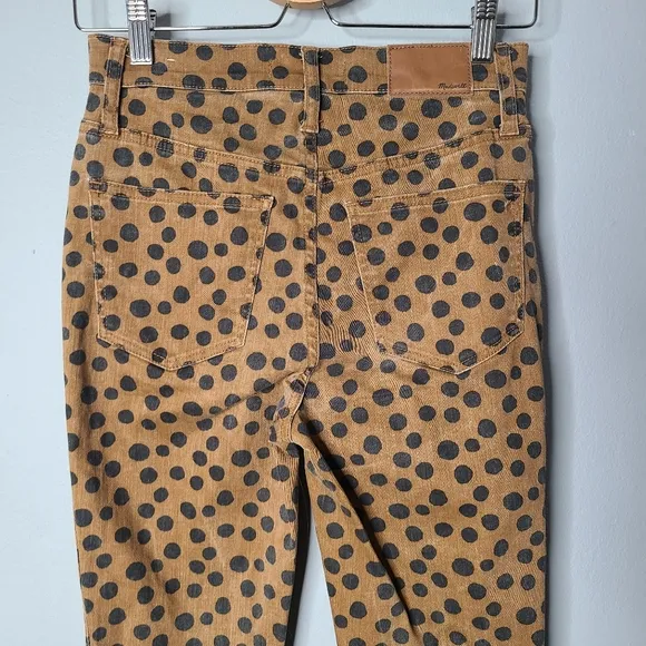 Madewell 10&quot; High-Rise Skinny Jeans in Leopard Dot