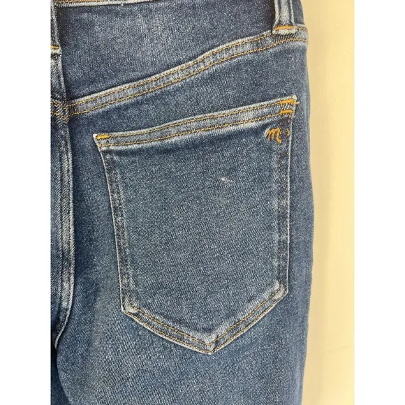 MADEWELL Faulkner Wash Blue 10&quot; High-Rise Skinny Jeans NWT Size 29T