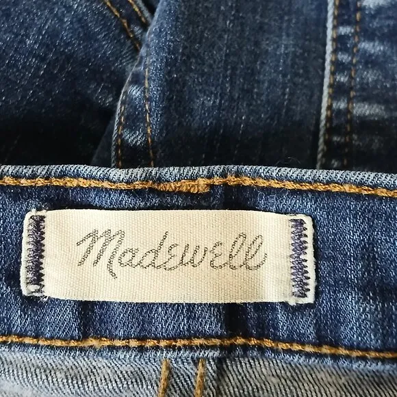 Madewell Jeans Size 28 High Rise Skinny Coronet Blue Denim Stretch