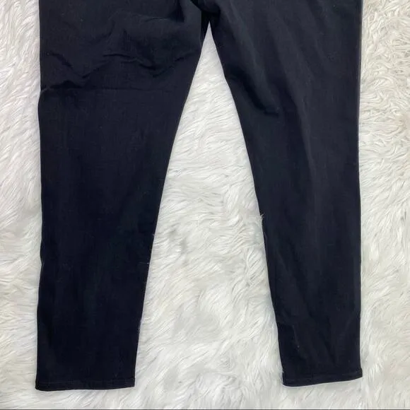 Madewell Women's 9&quot; High Rise Skinny Jeans Black Size 36 NWT