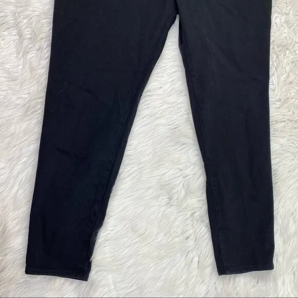 Madewell Women's 9&quot; High Rise Skinny Jeans Black Size 36 NWT
