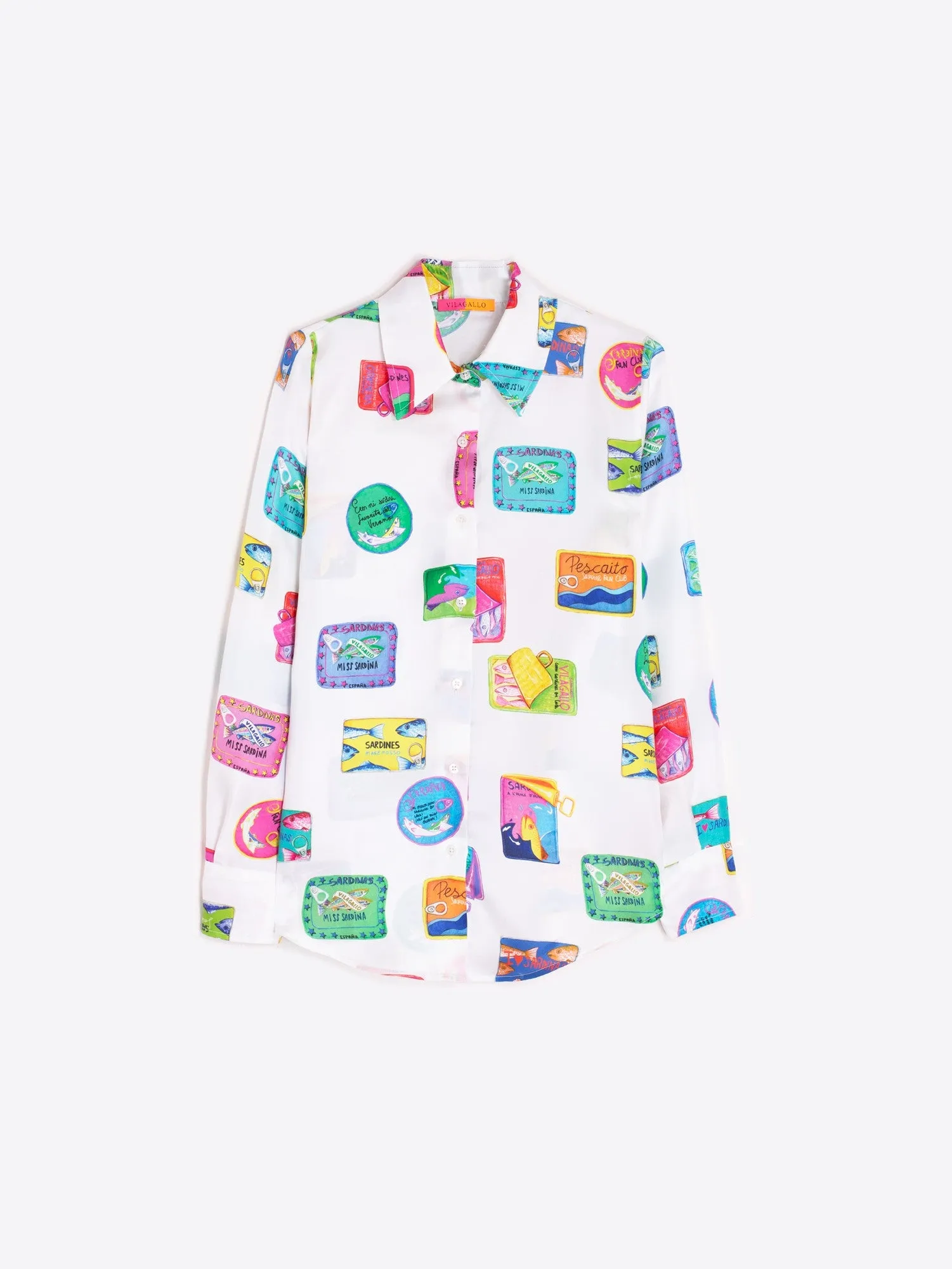Mafalda Shirt - Sardines Print
