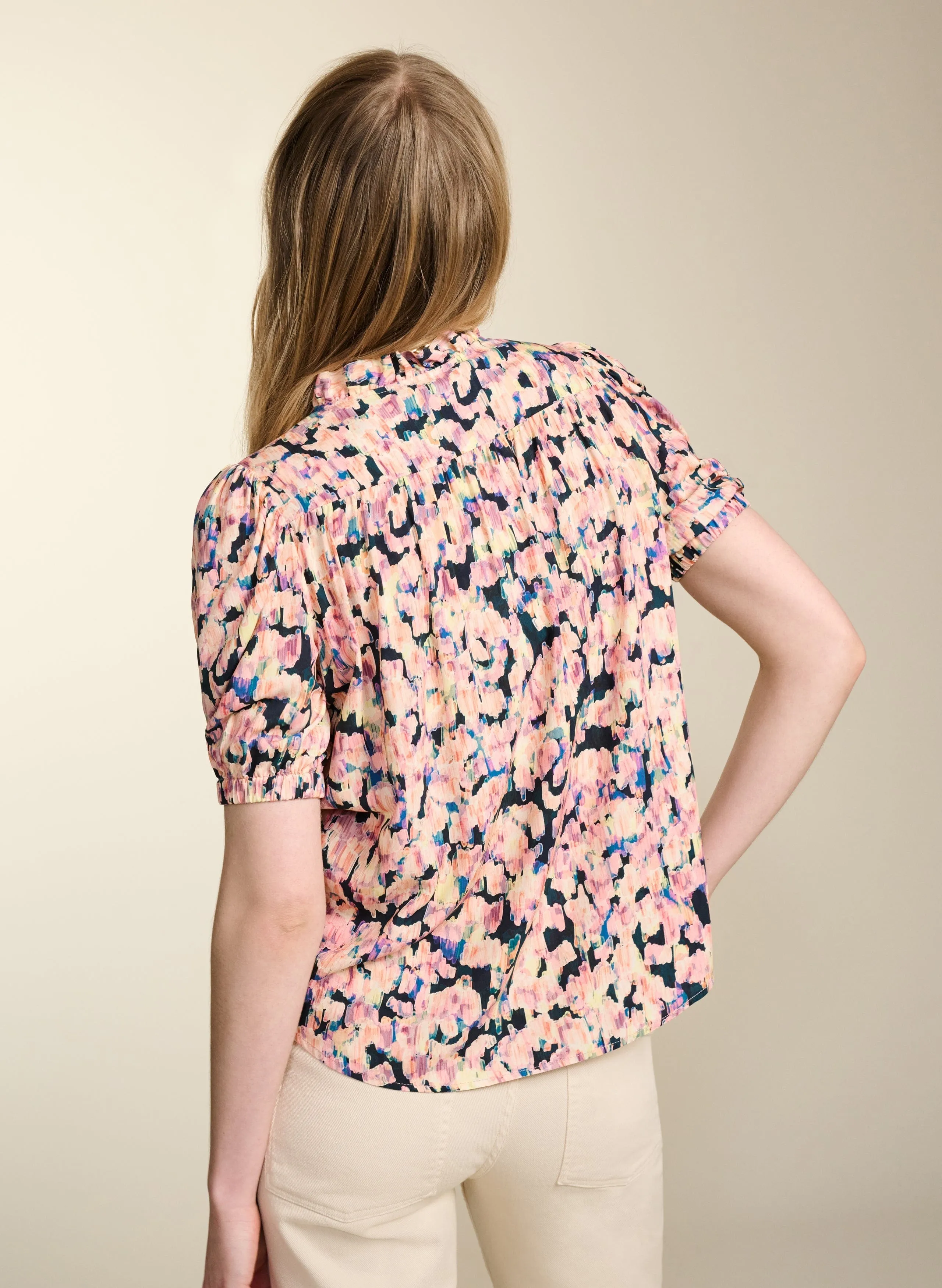 Maria LENZING™ ECOVERO™ Blouse | Pink Blur