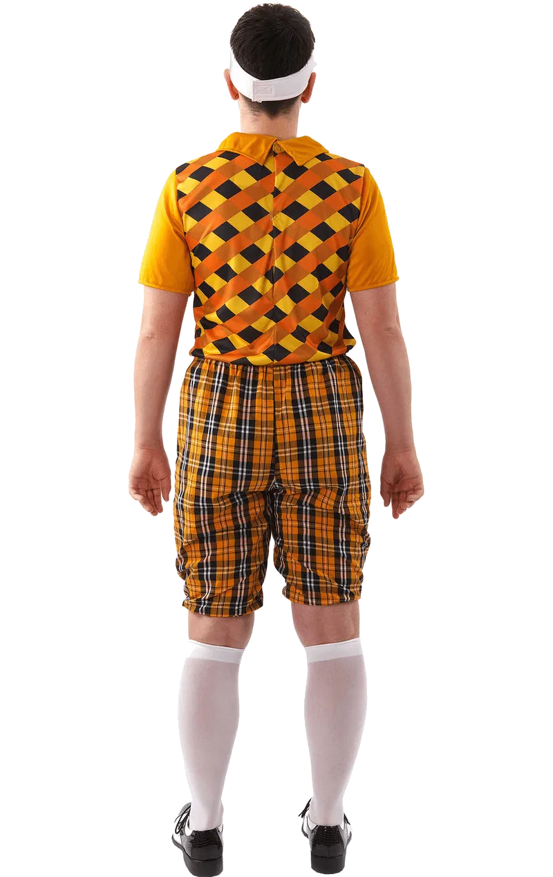 Mens Orange Pub Golf Costume