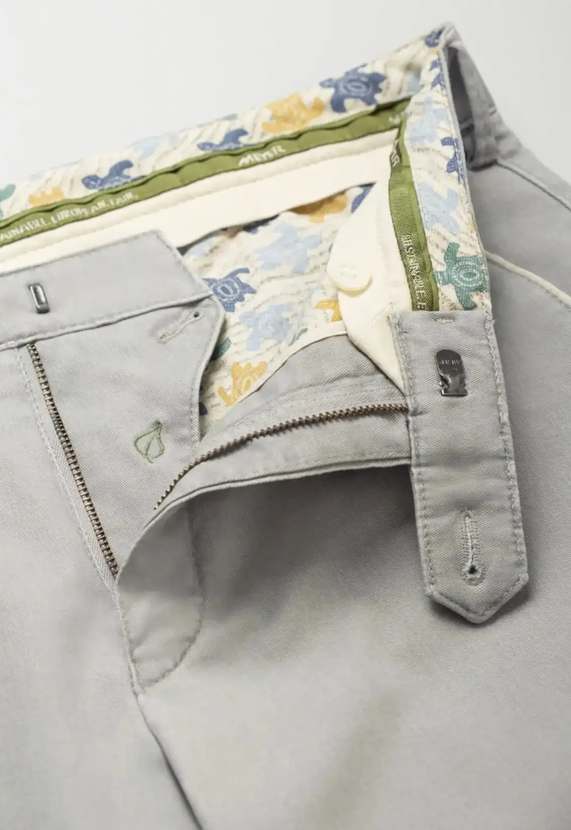 Meyer Mens Chino Trousers New York 1-5054/05 Grey/Beige