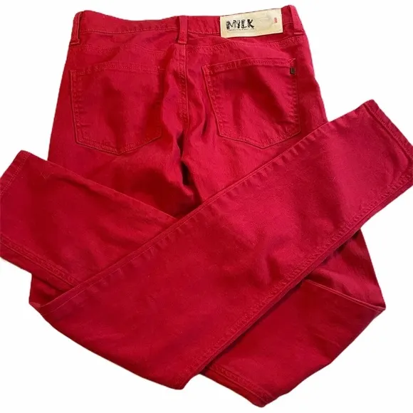 MILK Denim from Canada red skinny jeans size 26