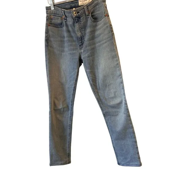 Nina High Waist Ankle Skinny Jeans Size 24 / 0