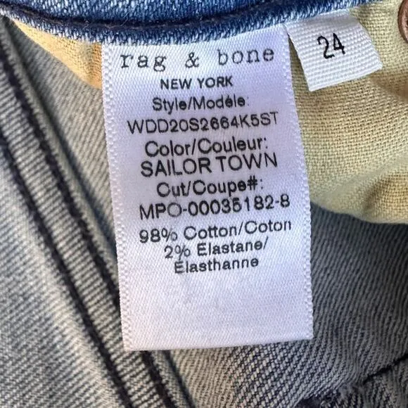 Nina High Waist Ankle Skinny Jeans Size 24 / 0