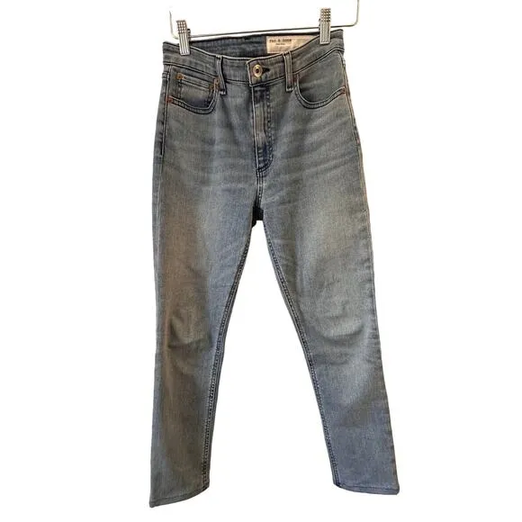 Nina High Waist Ankle Skinny Jeans Size 24 / 0