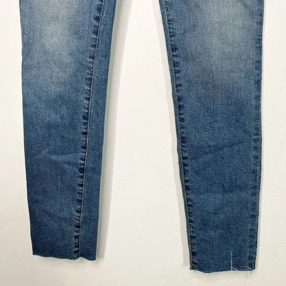 NWT Madewell 11&quot; High Rise Skinny Crop Jeans Size 26 Tall Brooksedge wash