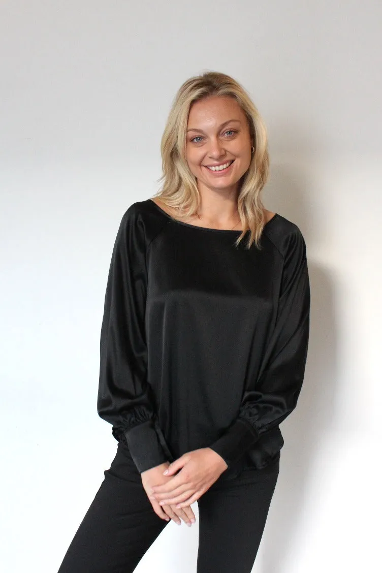 October Reign Queen B Blouse - Black