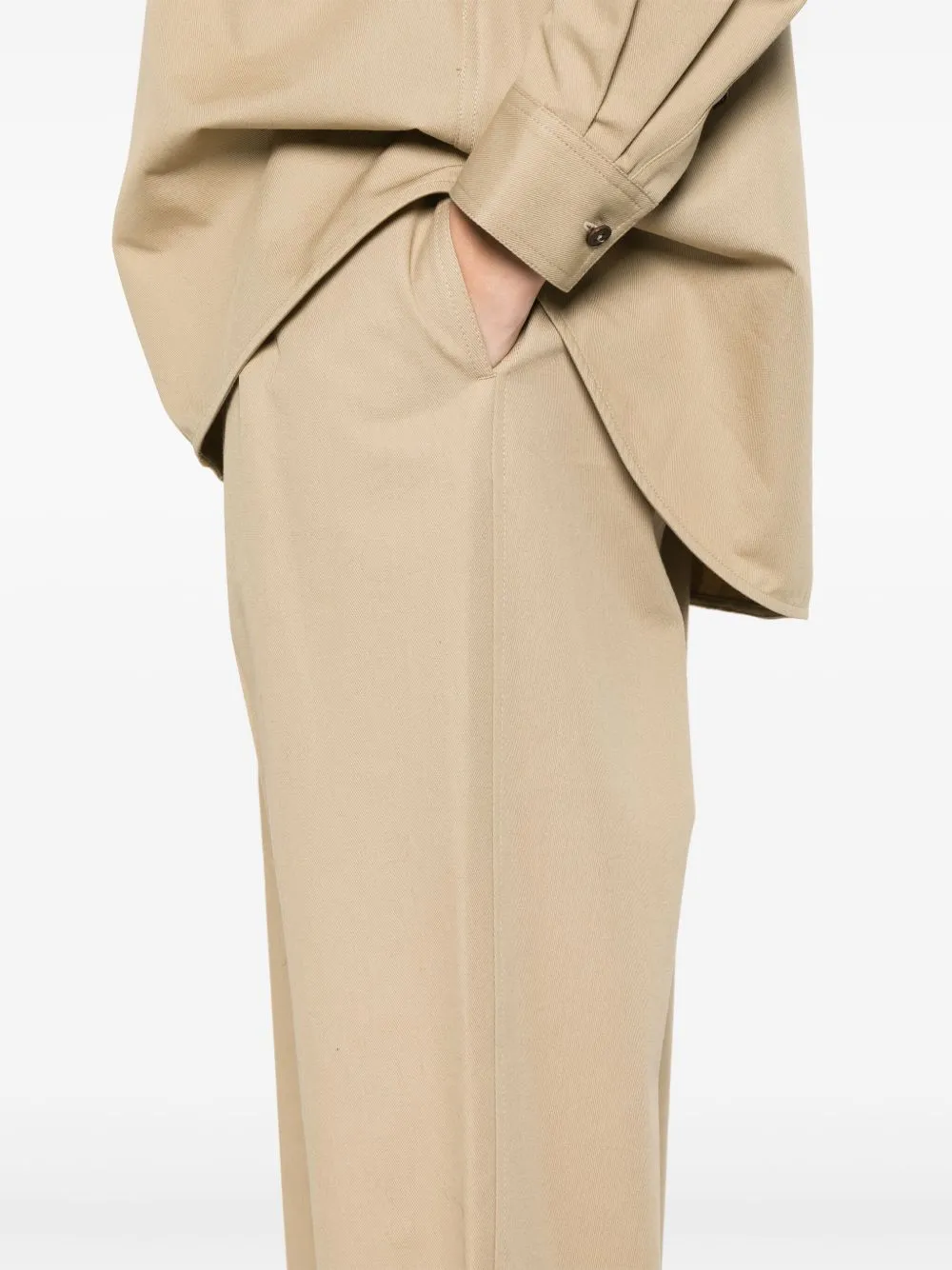 Organic cotton chino trousers