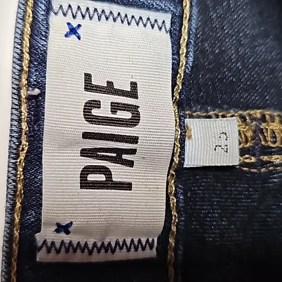 PAIGE Verdugo ankle skinny blue jeans sz 25