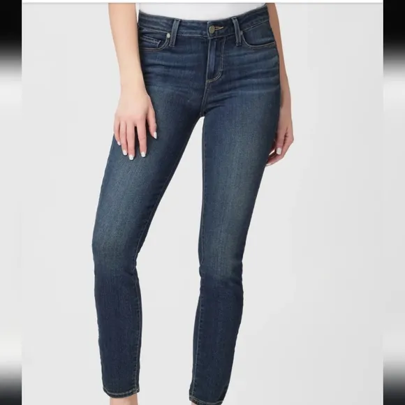 PAIGE Verdugo ankle skinny blue jeans sz 25